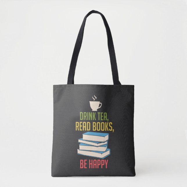 Book Lover - Tea Books Happy (Vorderseite)
