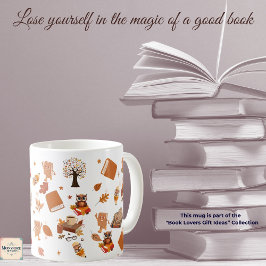 Book Lover's 11oz Kaffeetasse