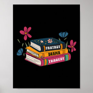 Book Lovers Fantasy Drama Tragedy Subtle 8647 Trum Poster