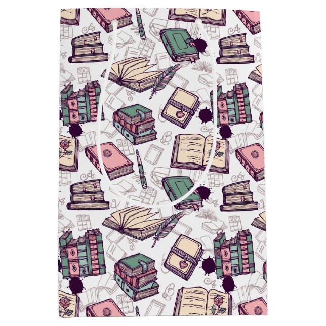 Book Lovers Gift Bag Mittlere Geschenktüte (Vorderseite)