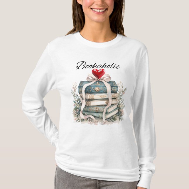  Book Lovers Sweater, Books Sweater, Bookworm Gift T-Shirt (Vorderseite)