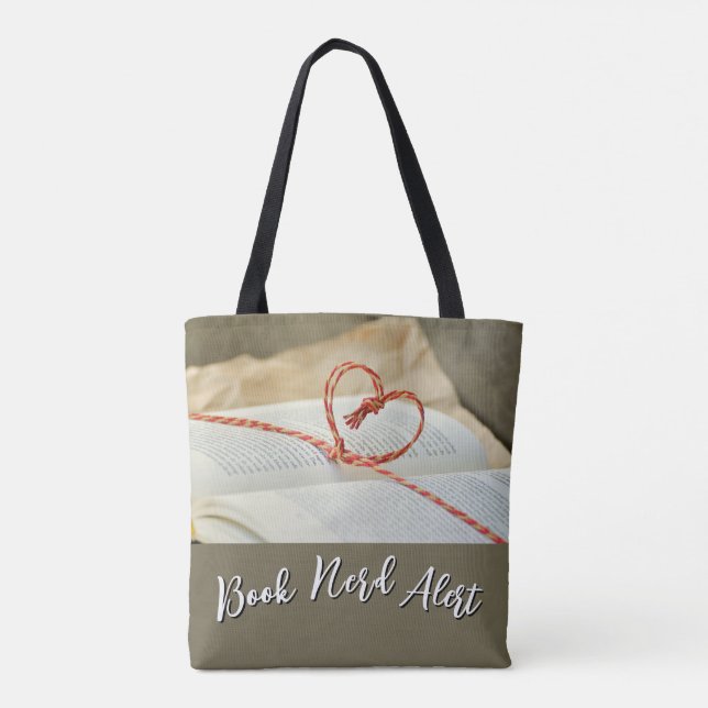 Book Nerd Alert Tote (Rückseite)