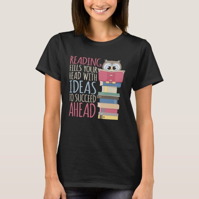 Book Nerd Library & Librarian Reading Book Bookwor T-Shirt (Vorderseite)