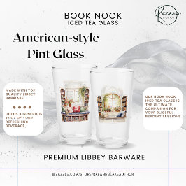 Book Nook Iced Tea Glass Glas