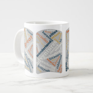 Book Pantry - Suchen Sie die klassische Literatur Jumbo-Tasse