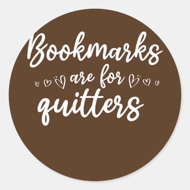 Book Reading Book Lover Bookworm Bookmarks Are Runder Aufkleber (Vorderseite)