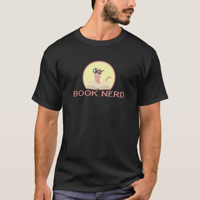 Book Reading Bookworm Book Nerd T-Shirt (Vorderseite)