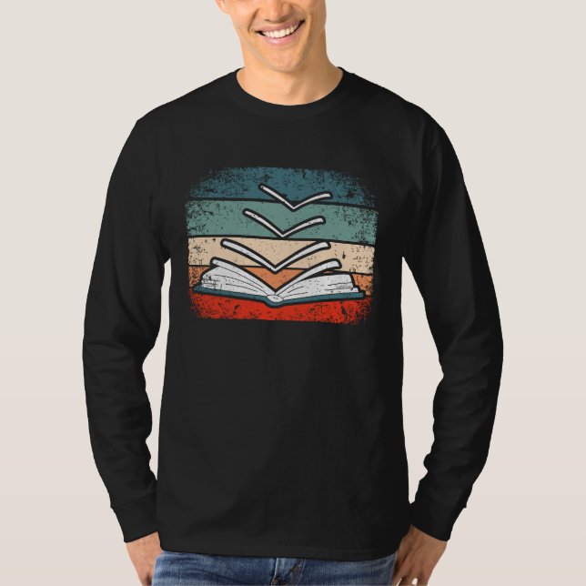 book reading bookworm library books librarian T-Shirt (Vorderseite)
