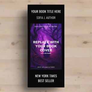 Book Signature Event l Writer Author Foto Black Werbekarte