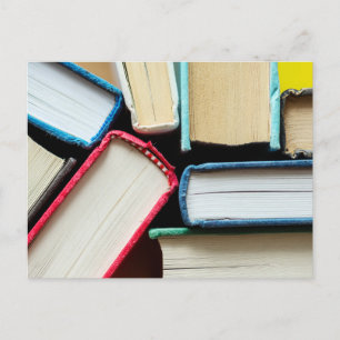 Book Spines Foto Postkarte