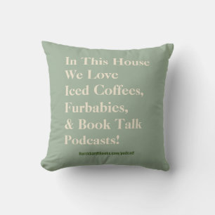 Book Talk Podcast Wurfkissen Kissen