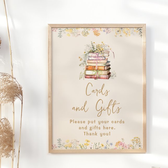 Book Theme Boho Brautparty Cards und Geschenke Poster (Von Creator hochgeladen)
