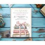 Book Themed Bridal Shower Einladung<br><div class="desc">Book Themed Bridal Shower Invasion,  Book Shower Invasion,  Library Brautparty Invite,  Storybook Brautparty Invite,  Aquarell beginnt ein neues Kapitel</div>