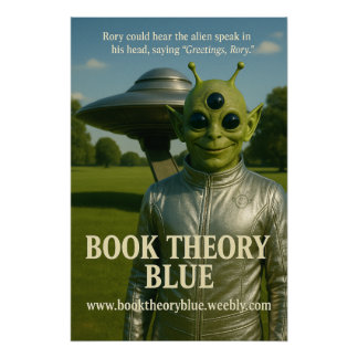 Book Theory Blue Alien Poster