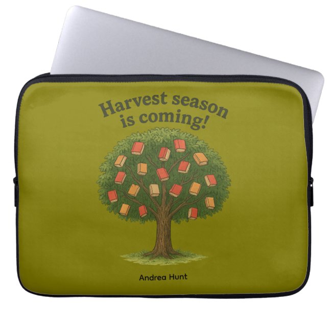 Book Tree “Harvest Season” Laptopschutzhülle (Vorderseite)