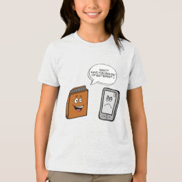 Book vs eBook Tri-Blend Shirt