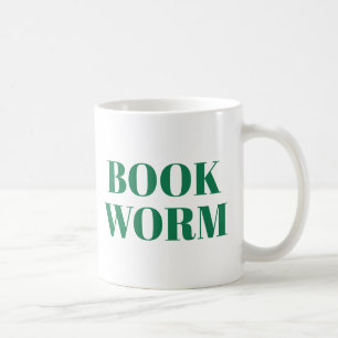 Book Worm Niedlich Modern Book Lover Tasse