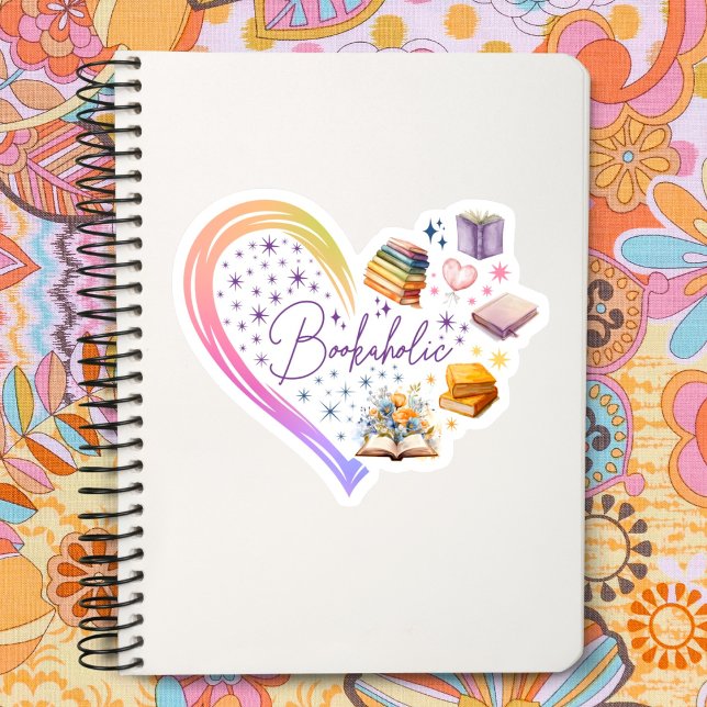 Bookaholic, Quote Bookworm Reader Aufkleber (Von Creator hochgeladen)