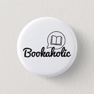 Bookaholic Text Bookworm Buchübersicht Lesen Button
