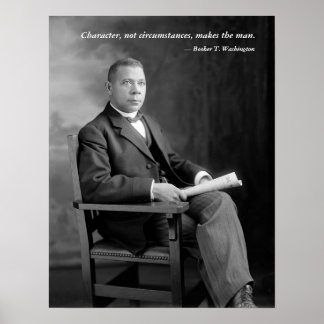 Booker T. Washington-Quote Poster