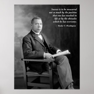 Booker T. Washington-Quote Poster