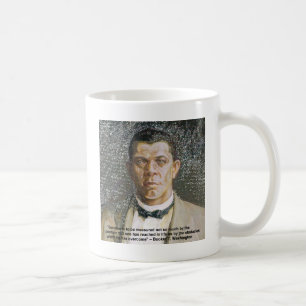 Booker T Washington & Success Quote Tasse