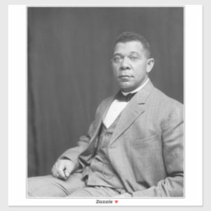 Booker Taliaferro Washington: Black Educator Aufkleber
