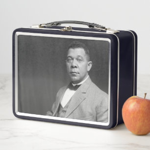 Booker Taliaferro Washington: Black Educator Metall Brotdose