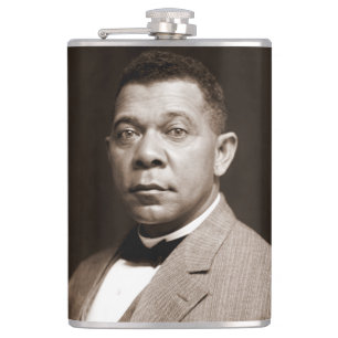 Booker Washington: Afrikanischer amerikanischer Er Flachmann