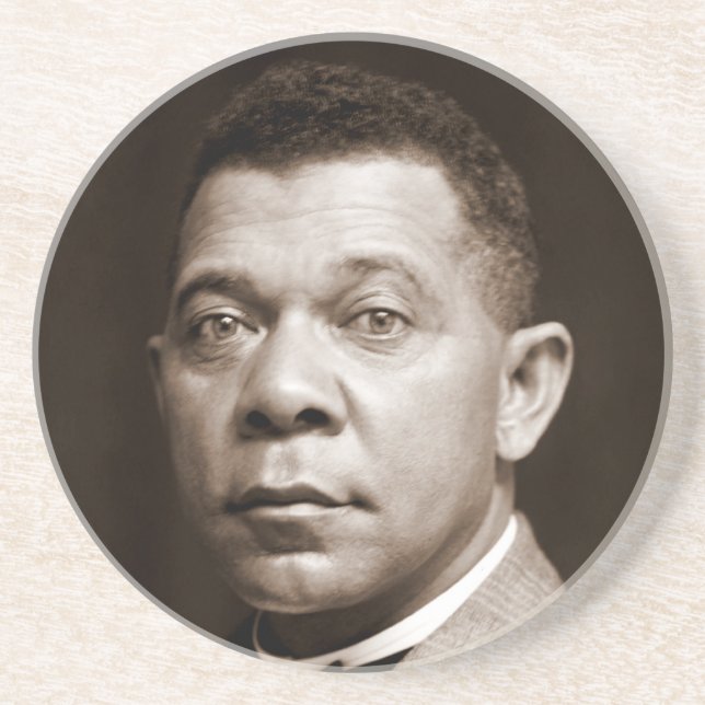 Booker Washington: Afrikanischer amerikanischer Er Getränkeuntersetzer (Vorne)