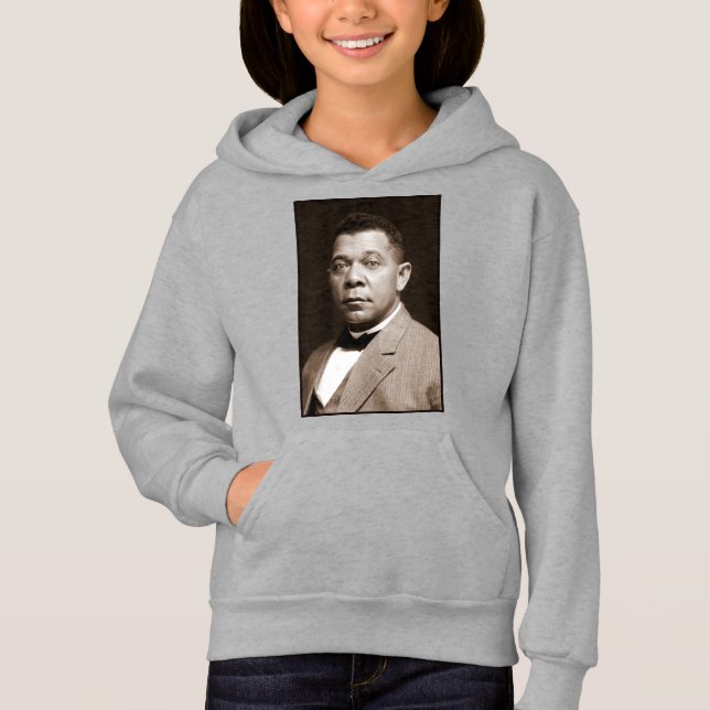 Booker Washington: Afrikanischer amerikanischer Er Hoodie (Vorderseite)