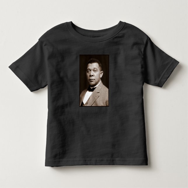 Booker Washington: Afrikanischer amerikanischer Er Kleinkind T-shirt (Vorderseite)