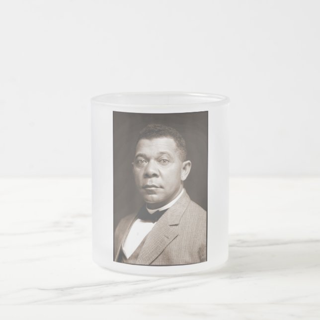 Booker Washington: Afrikanischer amerikanischer Er Mattglastasse (Mittel)