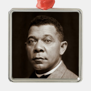 Booker Washington: Afrikanischer amerikanischer Er Ornament Aus Metall