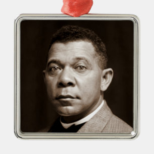 Booker Washington: Afrikanischer amerikanischer Er Ornament Aus Metall