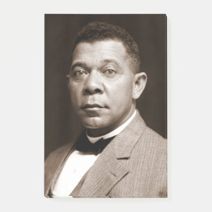 Booker Washington: Afrikanischer amerikanischer Er Post-it Klebezettel