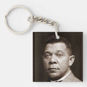 Booker Washington: Afrikanischer amerikanischer Er Schlüsselanhänger