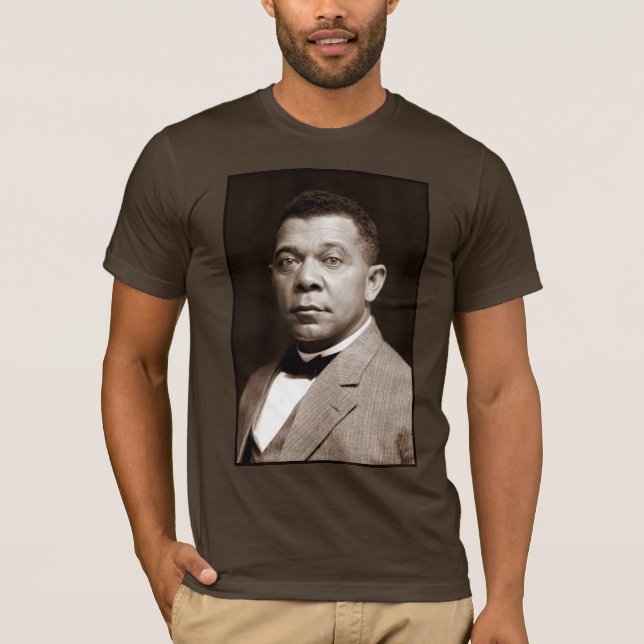 Booker Washington: Afrikanischer amerikanischer Er T-Shirt (Vorderseite)