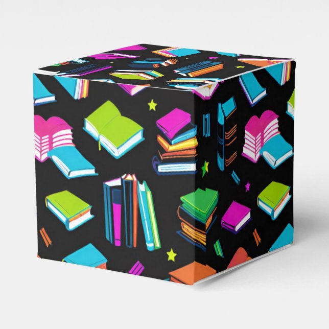 Booking it Colorful Cube Geschenkschachtel (Vorderseite)
