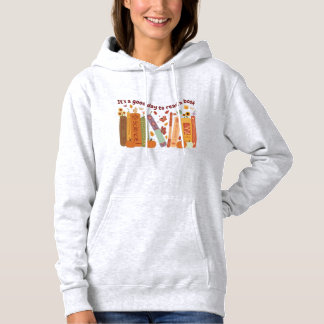 Bookish book Lovers - cute orange pumpkin - Fall  Hoodie