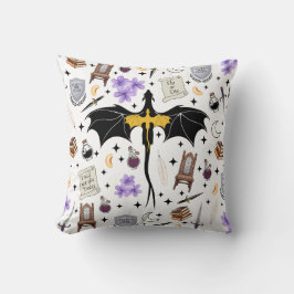 Bookish Fourth Wing Throw Cushion Kissen