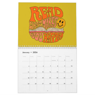 Bookish Illustrated Calendar Kalender