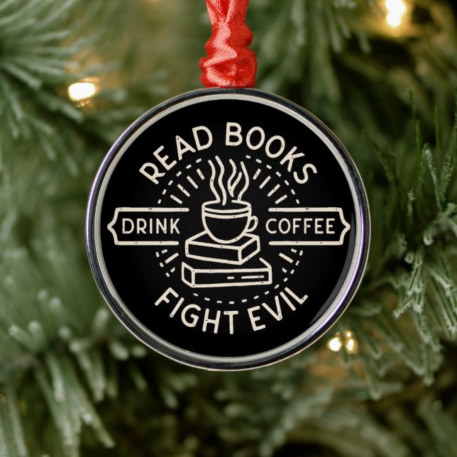 Bookish ziates dunkle akademische Ästhetik Ornament Aus Metall (Baum)