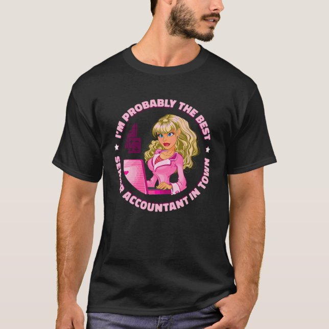 Bookkeeper  Accountancy Finance Cpa Senior Account T-Shirt (Vorderseite)