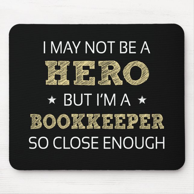 Bookkeeper Novelty Mousepad (Vorne)