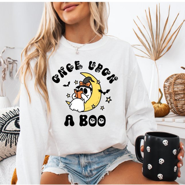 Booklet Ghost einmal bei einem Boo Halloween Sweatshirt (Von Creator hochgeladen)