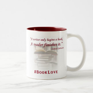 #BookLove-Tasse Zweifarbige Tasse