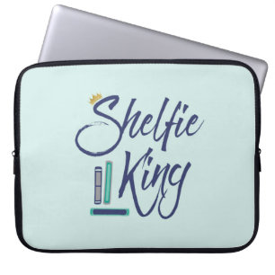 Booklover Shelfie King Laptopschutzhülle