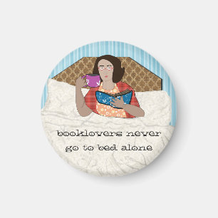 Booklovers gehen nie allein schlafen magnet