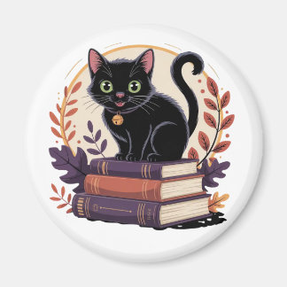 Bookmark Black Cat - Kids' Magnet